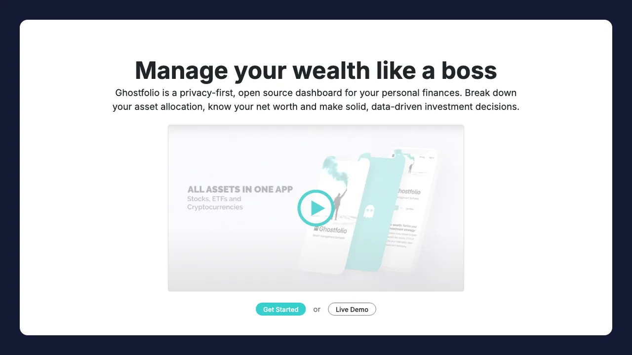 Ghostfolio thumbnail