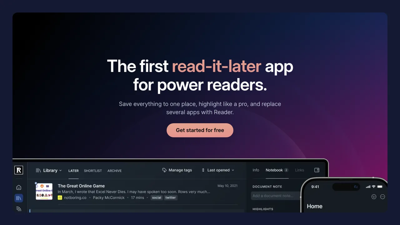 Readwise Reader thumbnail